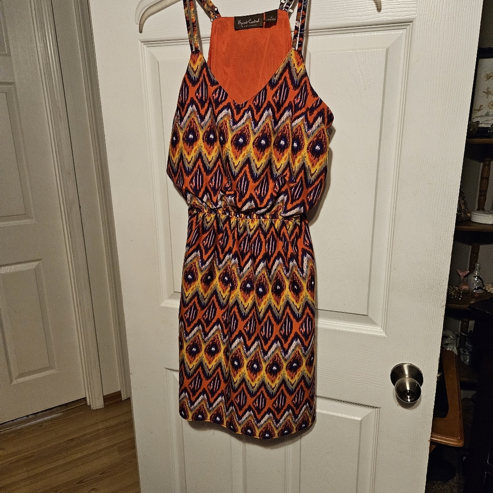 Size medium orange summer dress